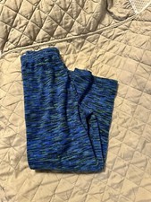 Boys Blue Pajama Pants Bottoms Size S 6/7