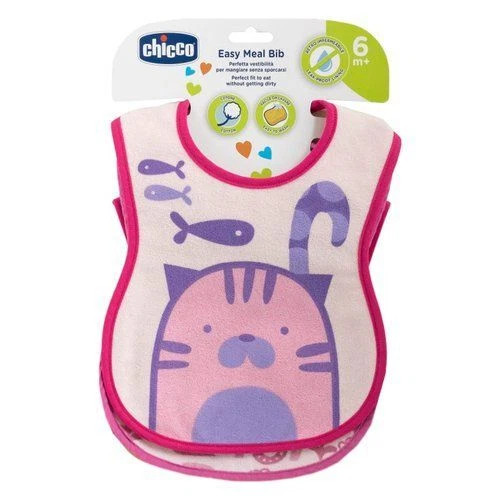 Pappa Rosa Chicco 2pc Bib Set