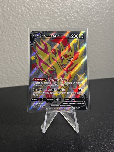 Pokémon TCG Zamazenta V (Shiny) SWSH Black Star Promos SWSH293 Holo Promo-NM🔥