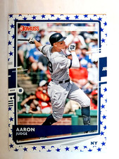 Aaron Judge 2020 Donruss Independence Day Photo Variation Card #111 Yankees 