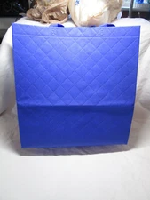 Royal Blue Reusable Tote Bag Medium 14.5" X 14" X 6" NEW