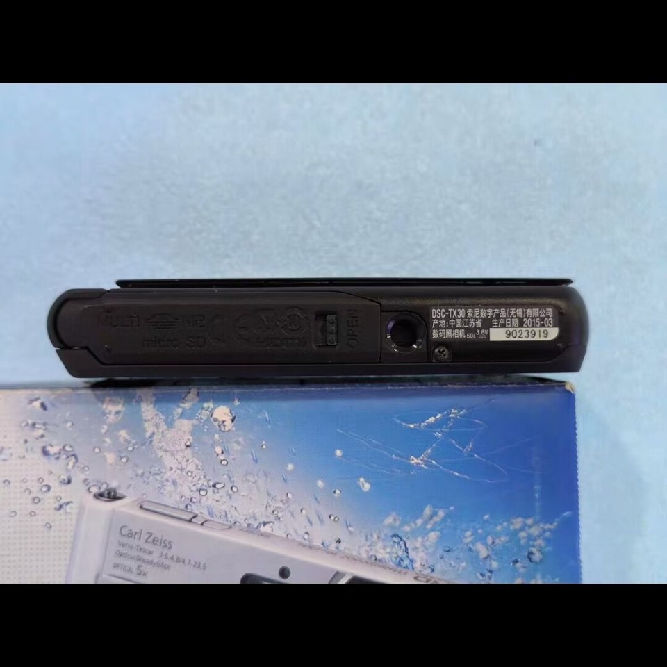 SONY Cybershot DSCTX30 18.2MP CMOS Vintage Digital Camera Black eBay