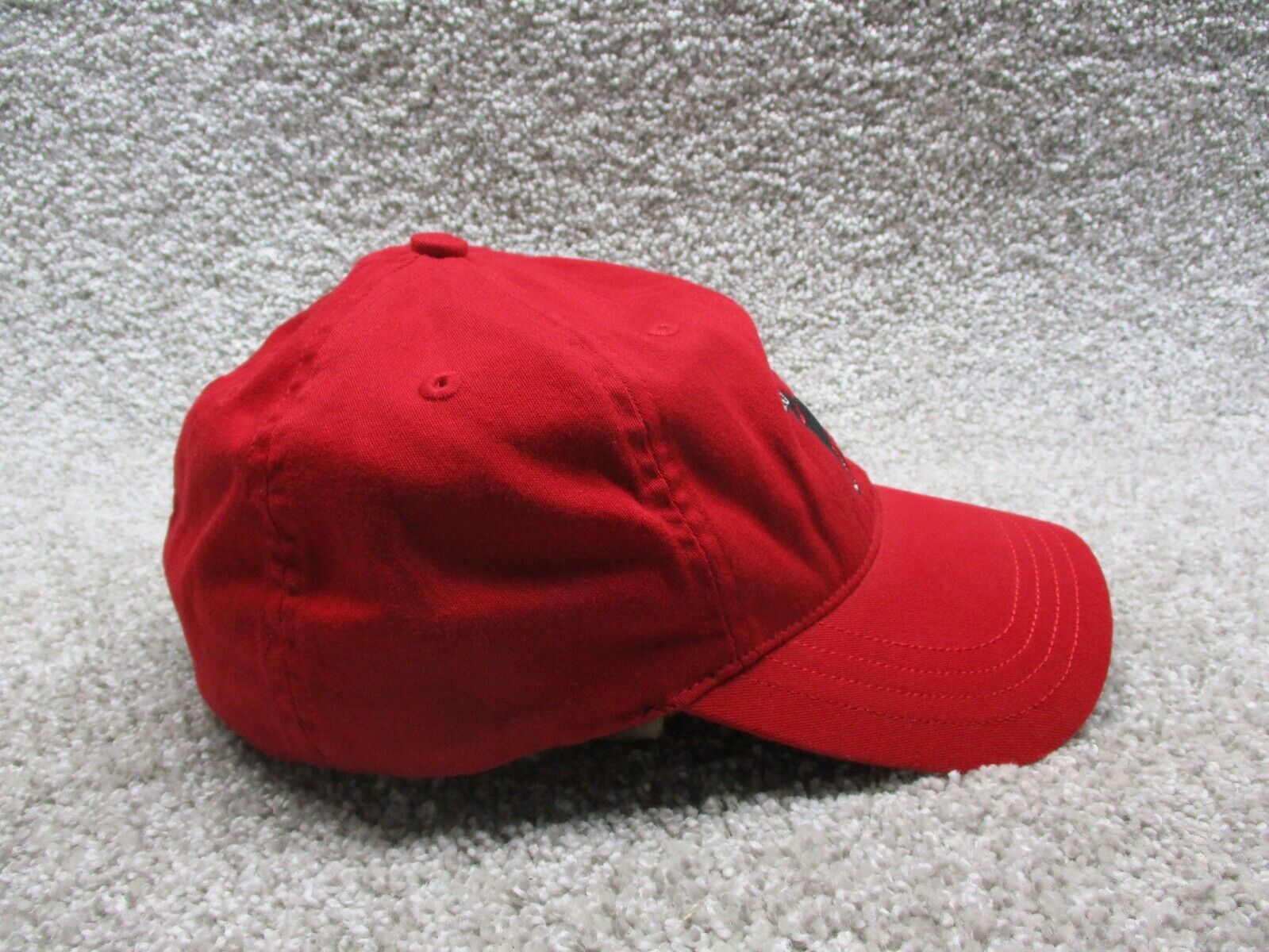 The Black Dog Hat Red Adult Baseball Cap Hat Red … - image 6