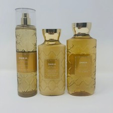 Bath and Body Works Dahlia Full Size Trio Set Mist, Body Lotion  Body Wash