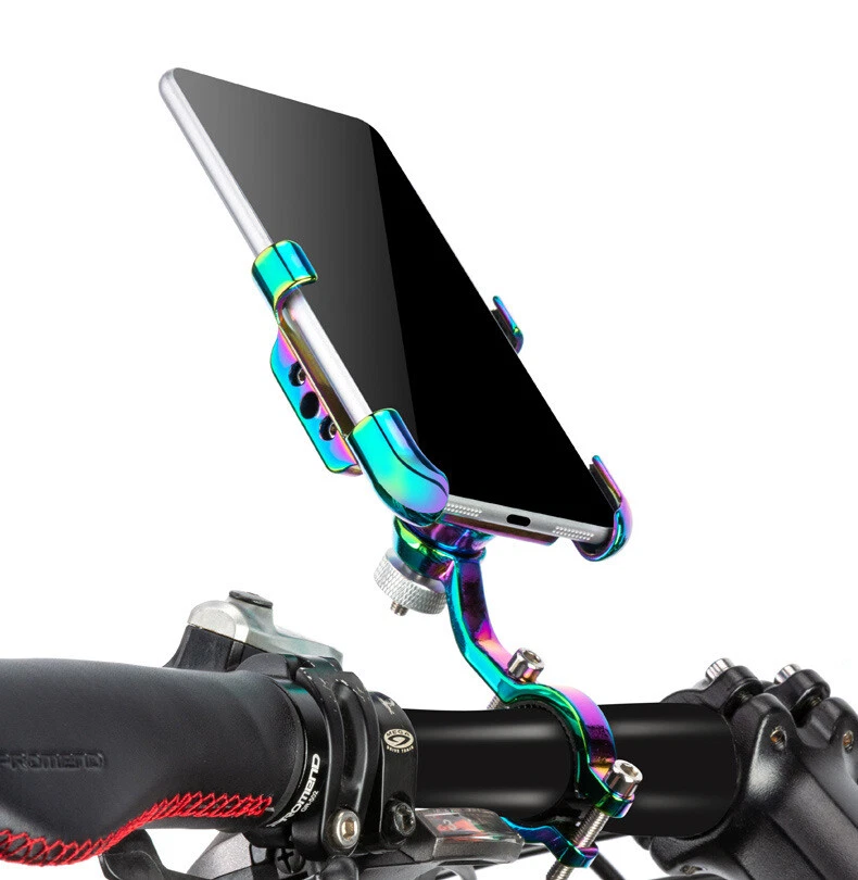 PROMEND Aluminum Adjustable Universal Bike Phone Mount Stand Holder Bracket - Image 3 of 4