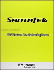 2007 Hyundai Santa Fe Electrical Troubleshooting Manual Wiring Diagram Schematic