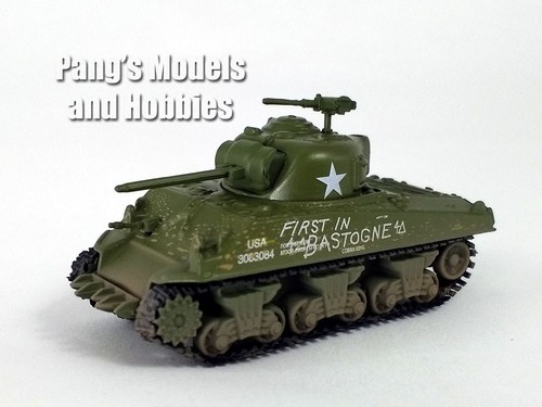 M4 Sherman Tank 1/100 Scale Diecast Model and "The Chateau" Diorama Display - Picture 4 of 7