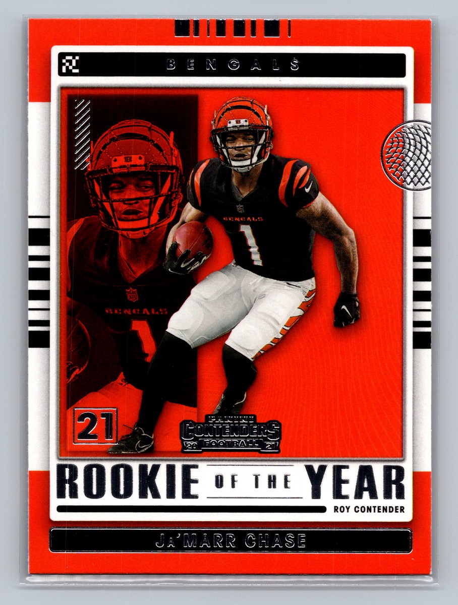 2021 Panini Contenders #ROY-JCH Ja'Marr Chase Rookie of the Year