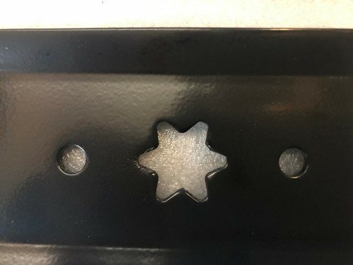 38 INCH BLADES MTD RIDE ON MOWER 6 POINT CENTRE HOLE 942-0654 HARDERNED BLADES - Picture 2 of 2