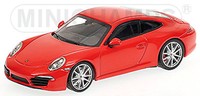 Porsche 911 Carrera S Typ: 991 Coupe 2012 Indischrot Red 1:43 Minichamps