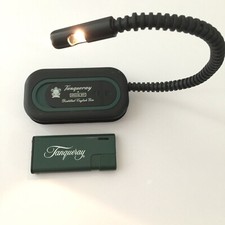 TANQUERAY ADVERTISING TRIO GIFT SET: FIREBIRD LIGHTER-GLASS ASH TRAY-BOOK LIGHT