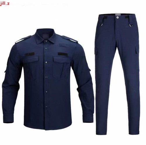 Summer Quick-drying Suits Men Security instructor training uniform Elastic sets - Picture 5 of 20