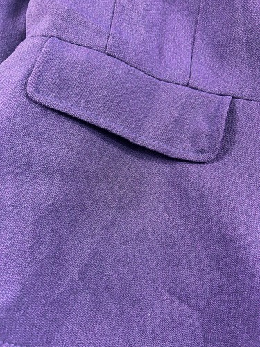 Jones Studio Separates Womens Size 8 Purple Blazer Jacket Lined Career - Picture 7 of 9