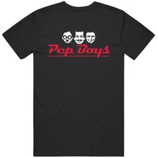 Pep Boys Auto Parts Cool Car Enthusiast unisex Vintage Classic Black  T Shirt