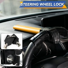 Universal Auto Anti Theft Car Security Rotary Steering Wheel Lock with 2 Keys US