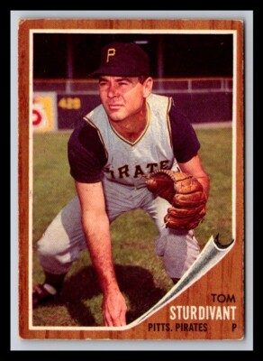 1962 Topps #179a Tom Sturdivant GD or Better