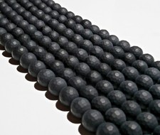 NELLYS Strang ONYX  Perlen schwarz  FACETTIERT MATT Edelsteine Perlen 6,8,10mm