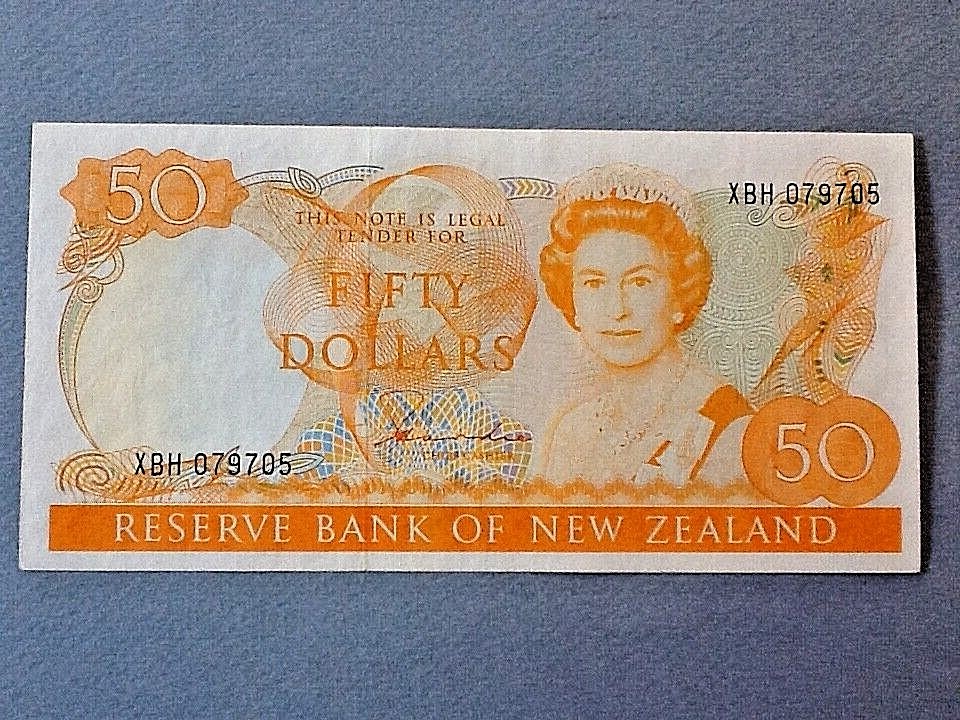 New Zealand 50 Dollars P-174a ND(1981-85) | eBay
