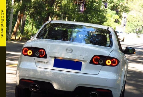 For Mazda 6 2003-2008 Dark LED Tail Lights Brake Trunk Light Sequential Signal - Bild 7 von 12