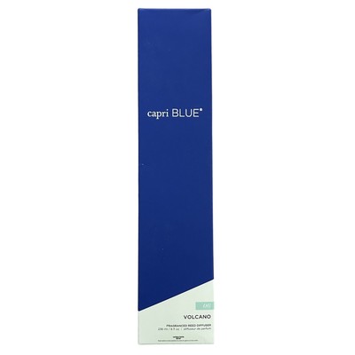Capri Blue Volcano Fragranced Reed Diffuser Blue Glass Bottle 8oz/236mL