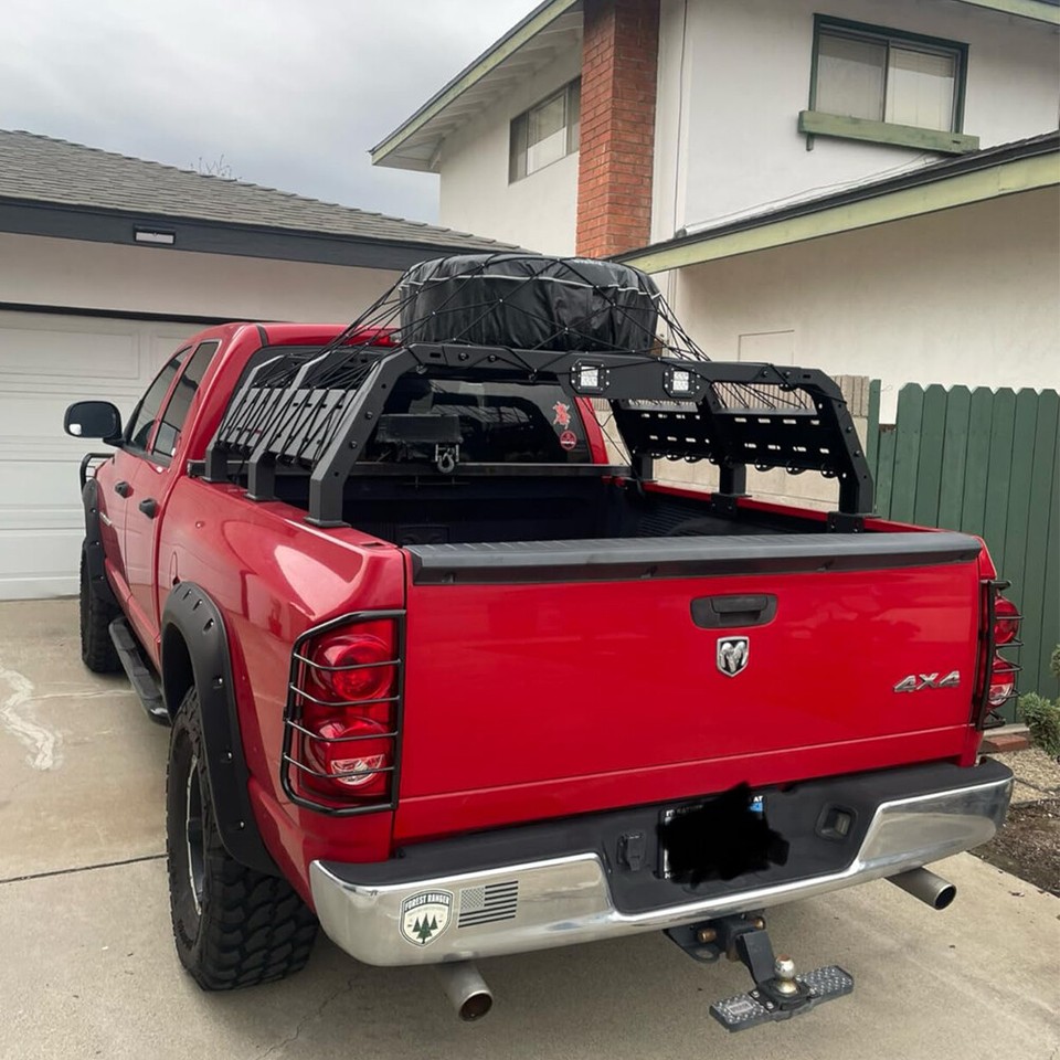 Adjustable Truck Rack Bed Rack Heavy Duty Pickup for Ram 1500/Silverado ...