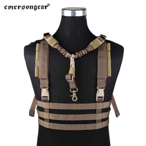 Emersongear MOLLE Low Profile Chest Rig ROC For Plate Carrier Tactical Vest - Picture 16 of 23
