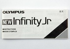Olympus Infinity Jr. Genuine Original User Instruction Manual Booklet