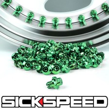 50 Pc Green Wheel Rivets For Wheelsrims Cap Lip Screw Bolt Tires P13