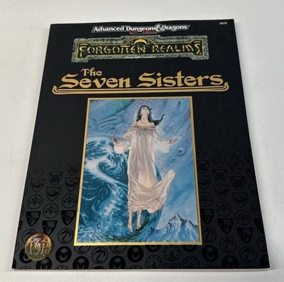 AD&D 2e Forgotten Realms The Seven Sisters - d20 RPG FOR6 Accessory TSR 9475 VG+