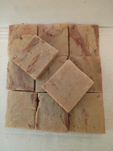 11 Bars Grizzly Gramps Cherry Almond Aloe Handmade Soap Hair Body Beard 2.5 lbs
