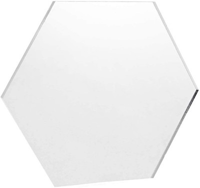 KASTLITE Clear Hexagon Plexi Glass Acrylic Sheet | 1/8'' Thick