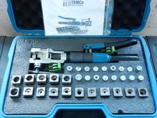 Temco Universal Hydraulic Flaring Tool Set Kit Th1911 Brake Lines Tubing Temco Universal Hydraulic Flaring Tool Set Kit Th1911 Brake Lines Tubing