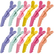 12Pcs Hair Clips for Styling Sectioning, Alligator Hair Clips for Hair Salon ...