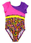 Jacques Moret Leotard Bodysuit Leopard Love Cap Sleeve Hologram New Girl S 6 7 — photo 5
