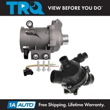 TRQ Electric Water Pump & Thermostat with Housing Kit for BMW