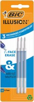 3086123735354 WkłAd Bic Illusion Gel Niebieski Blister 3Szt. Bic