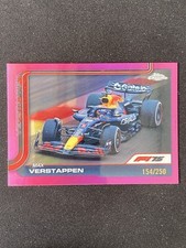 Max Verstappen 2025 Topps Chrome Formula 1 F1 Cars Pink Refractor Base /250 #73