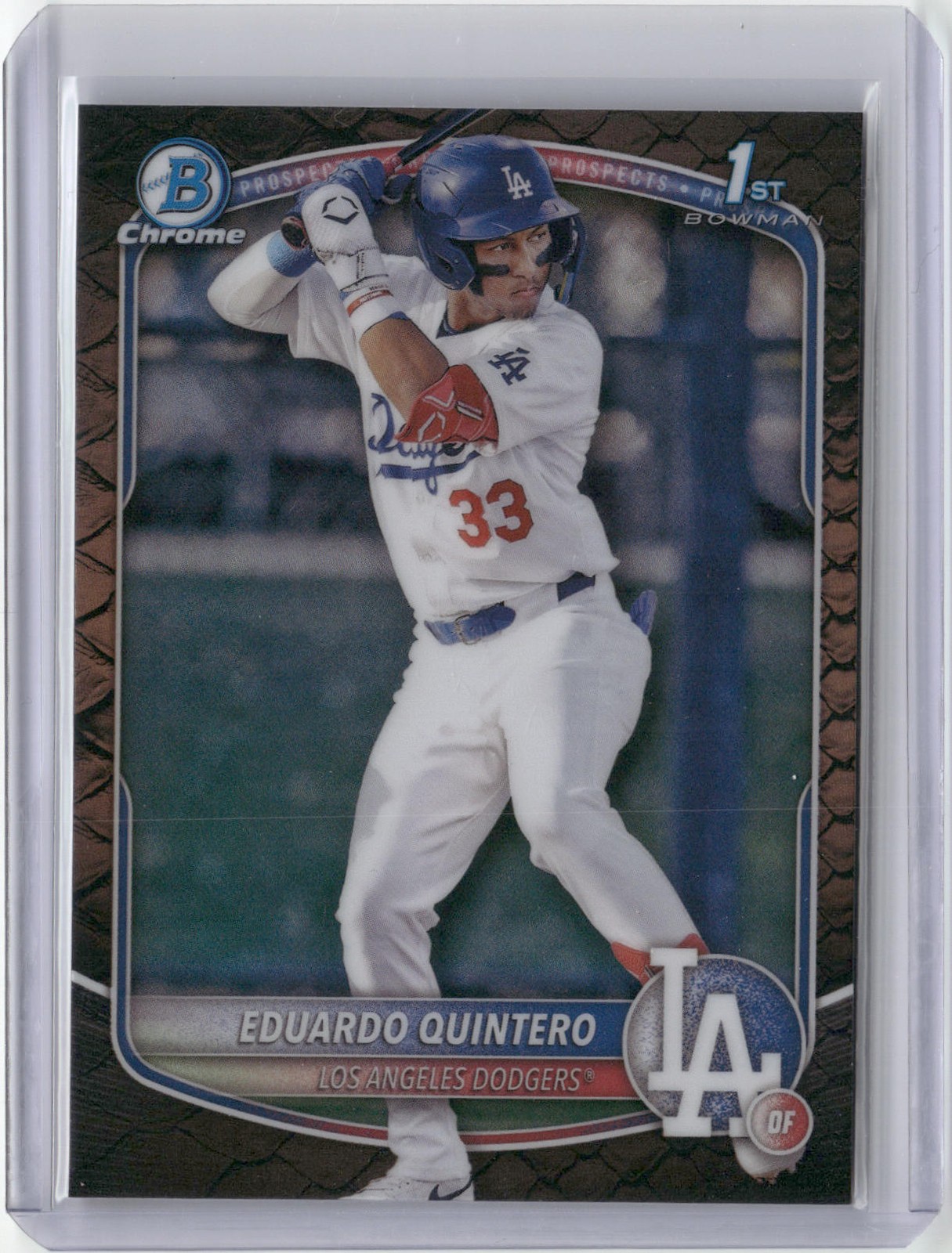 2025 Bowman #BCP-115 Eduardo Quintero Chrome Prospects Reptilian Refractor