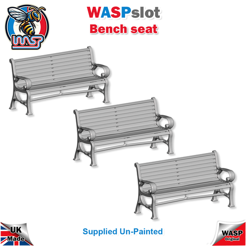 Asiento de banco - escala 1/32 - pista de ranura, paisaje, camping, espectador - Imagen 5 de 5