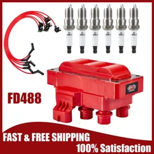 Ignition Coil + Wire Set +Spark Plug for Ford Mustang Mazda Mercury Jaguar FD488