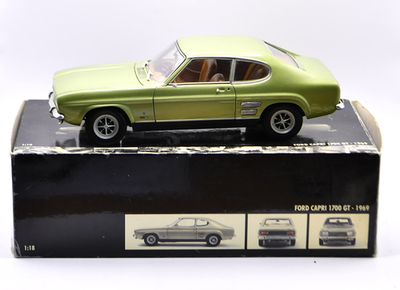 Minichamps 1:18 1969 Ford Capri 1700 GT Light Green Classic Car
