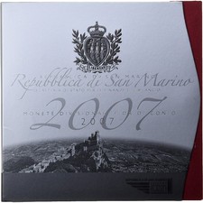 [#869906] San Marino, Set 1 ct. - 5 Euro, Coin card, 2007, Rome, MS