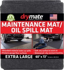 Drymate Premium Maintenance Mat Oil Spill Garage Floor Mat 60 X 72 Absorbent