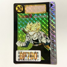 Bandai Dragon Ball Z Card 380 Super Saiyan Trunks Prism Holo 1992 JAPAN