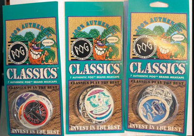 VINTAGE 1994 POG Classics - New Old Stock (NOS) Sealed Blister Packs WPF gift