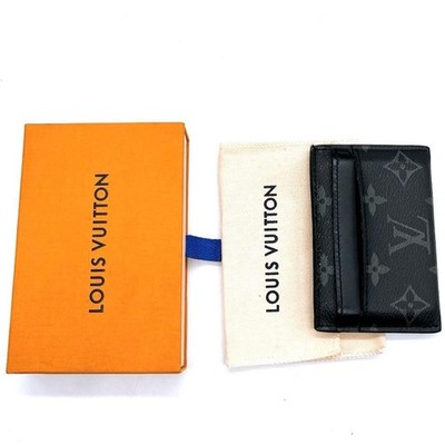 Louis Vuitton M62170 Monogram Eclipse Porte-Cartes Double Card Holder