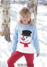 Sirdar Christmas Childrens DK Knitting Pattern - 2375