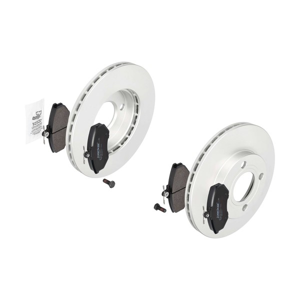 f.becker Bremsscheiben Ø256MM + BremsbelÄGe Vorne FÜR Audi 80 B2 Coupe B3 90-image