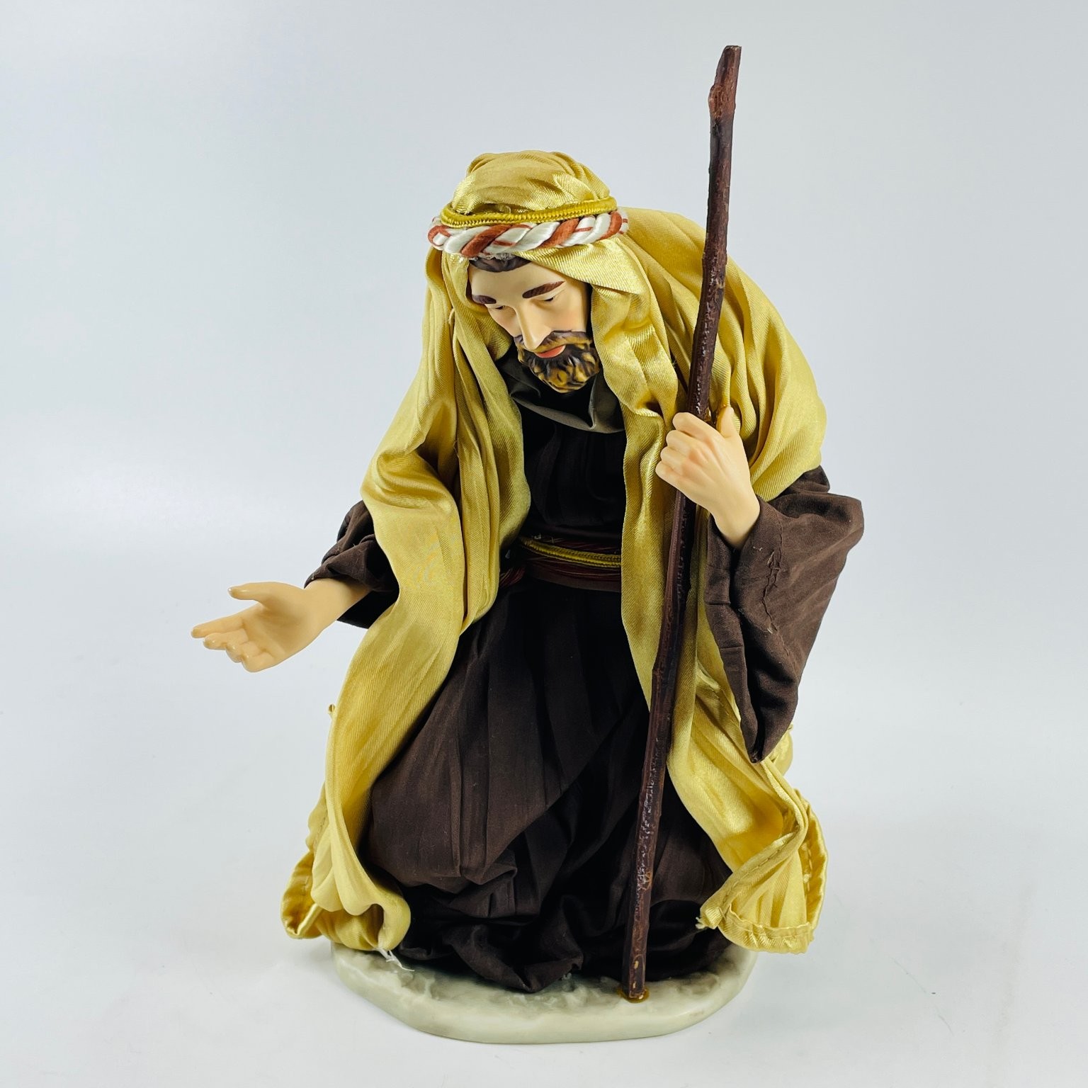 Member's Mark Large Nativity Joseph Figurine 2005 Christmas Decor BROKEN ARM