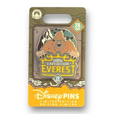 Expedition Everest 20th Anniversary Pin WDW 2026 LE 2000 Disney